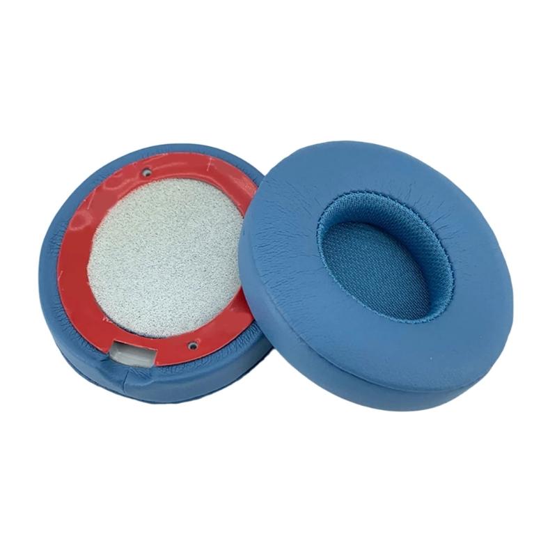 1Pair Earpads Protein Leather Ear Pad Ear Cushions Cover Memory Foam Earmuffs for Solo4 Headsets