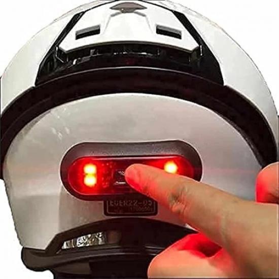 LED Motorcycle Helmet Light, Bike Bicycle Rear Red Safety Light.Helmet Light