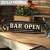 Retro Metal Wall Art for Home Office Beer Bar Decor