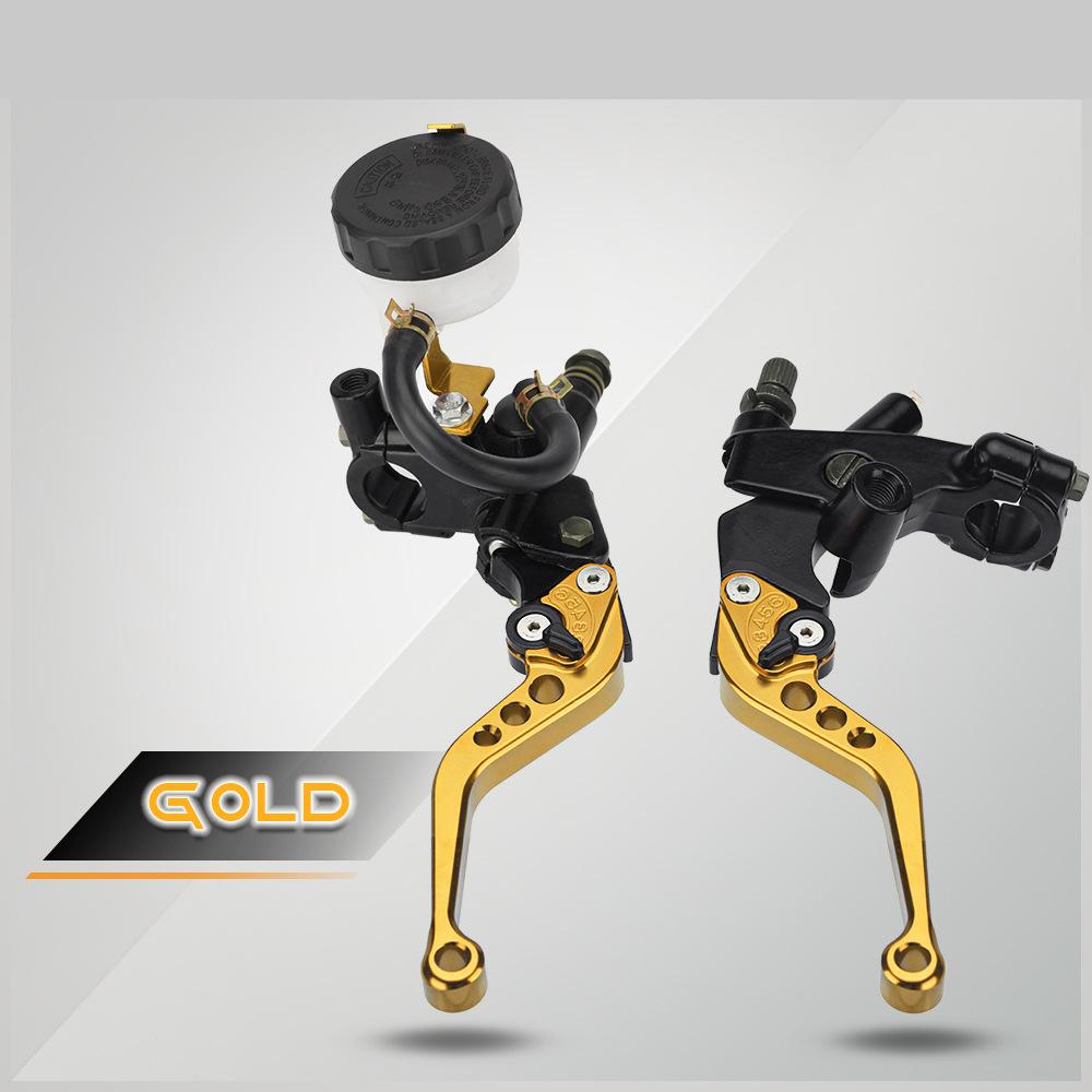 7/8inch 22mm Motorcycle Brake Clutch Lever Universal for 100-300CC Pitbike Street Bike Dirtbike Scooter Bike CNC Adjust Lever