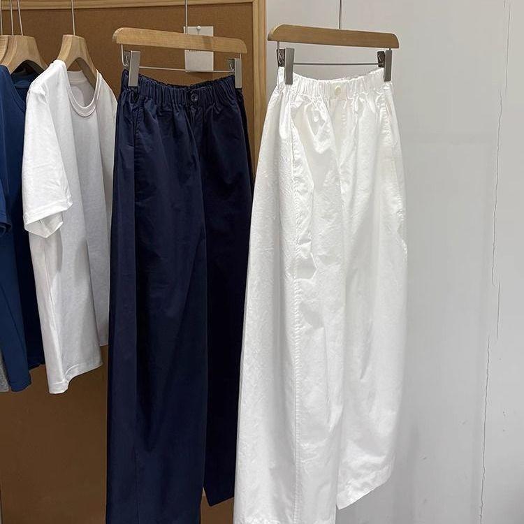 Extra Large Elastic Waist Wide-Leg Balloon Pants for Women - Korean Style Chic Design 2026 Summer Collection