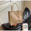 New Floral Print Handheld Bag Versatile Portable Tote Bag Casual Commuting Bag Women