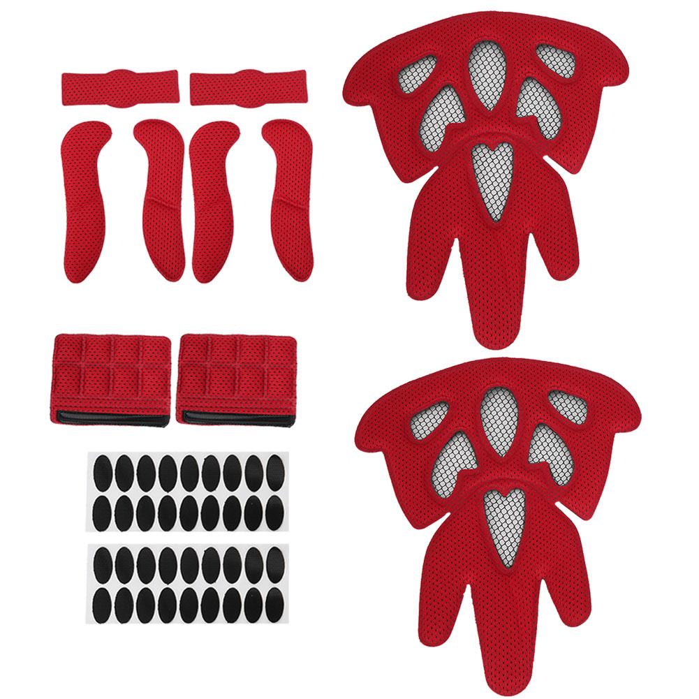 

2 комплекта универсальной подкладки для шлема, защитный комплект для подкладки с сеткой от насекомых для велосипеда