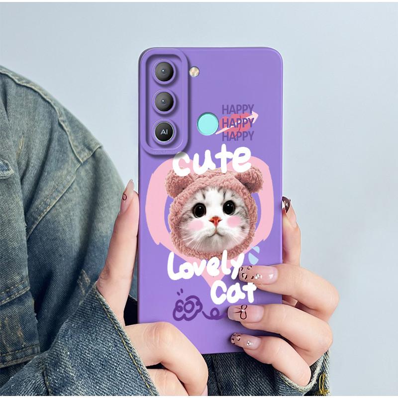 For Tecno Pop 5 LTE Phone Case 5Lte BD4 BD4i BD4a Cover Soft Silicon Cute Cartoon Panda Flower Boys Girls Funda Protective Coque