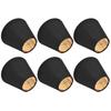 6PCS Clip On Design Lamp Cover Black&Gold Small Lamp Shades  Chandelier Replacement