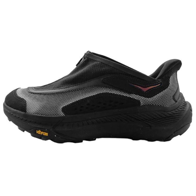 HOKA ONE ONE PROJECT TRANSPORT Abrasion Resistant Low top Casual Shoes Unisex Black 1168953-BWHT