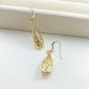 Grace Hollow Out Filligree Vine Tree of Life Teardrop Hook Drop Dangle Earrings For Women Girls Brass Gold Color Jewelry Aros
