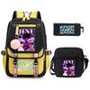 Demon Hunters Peripheral Printing Children's Fashion Backpack Cross-border Large Capacity Primary and Secondary School Student Leisure School Bag Set