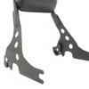 Detachable Sissy Bar Backrest, Matte Black with Pad, for Harley Sportster XL883/XL1200 (2004 and later models)