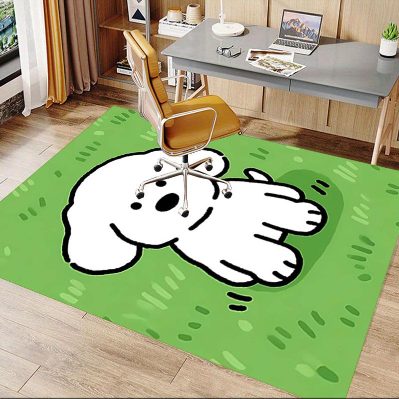 1PC The Puppy On the Grass Extra Large Non-Slip Floor Carpet, Office, Family, Bedroom, Studio - Large Area Rug Indoor Rugs, Vibrant Colors-A302