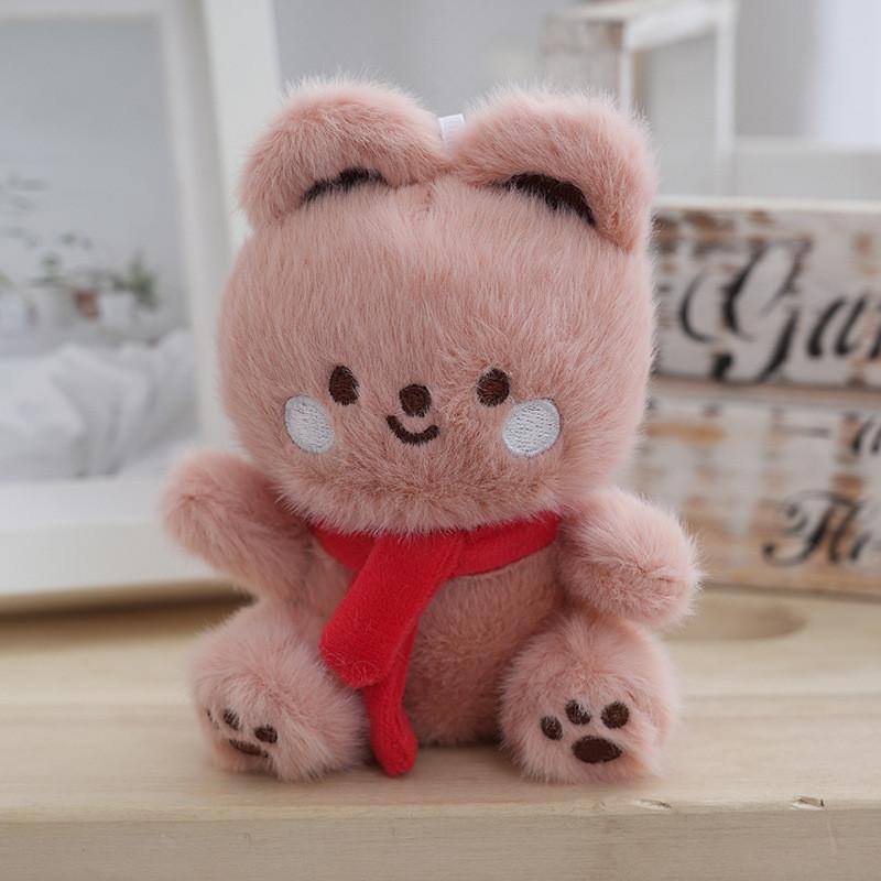 Plush Bear Delightful Keychain Soft Fabric And Cozy Pp Cotton Perfect Gifts For