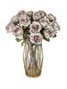 Artificial Flowers Silk Roses Bouquet For Wedding Home Table Decor Manual Flowers Arrangements Vase Filling Decorative Products