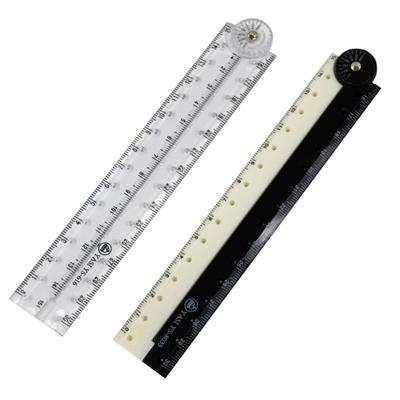 3Pcs/set Foldable Straight Ruler, 30cm Geometry Ruler Flexible Ruler Clear Measuring Ruler Drawing Ruler Foldable Rulers