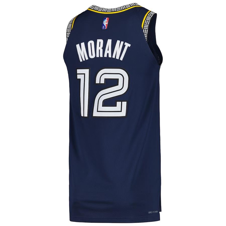 Nike Ja Morant Memphis Grizzlies Size 12 Basketball Jersey Unisex Marine Blue DB3676-419