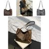 Fashionable Leopard Print Tote Bag For Women Stylish Large Capacity Pu Shoulder Bag
