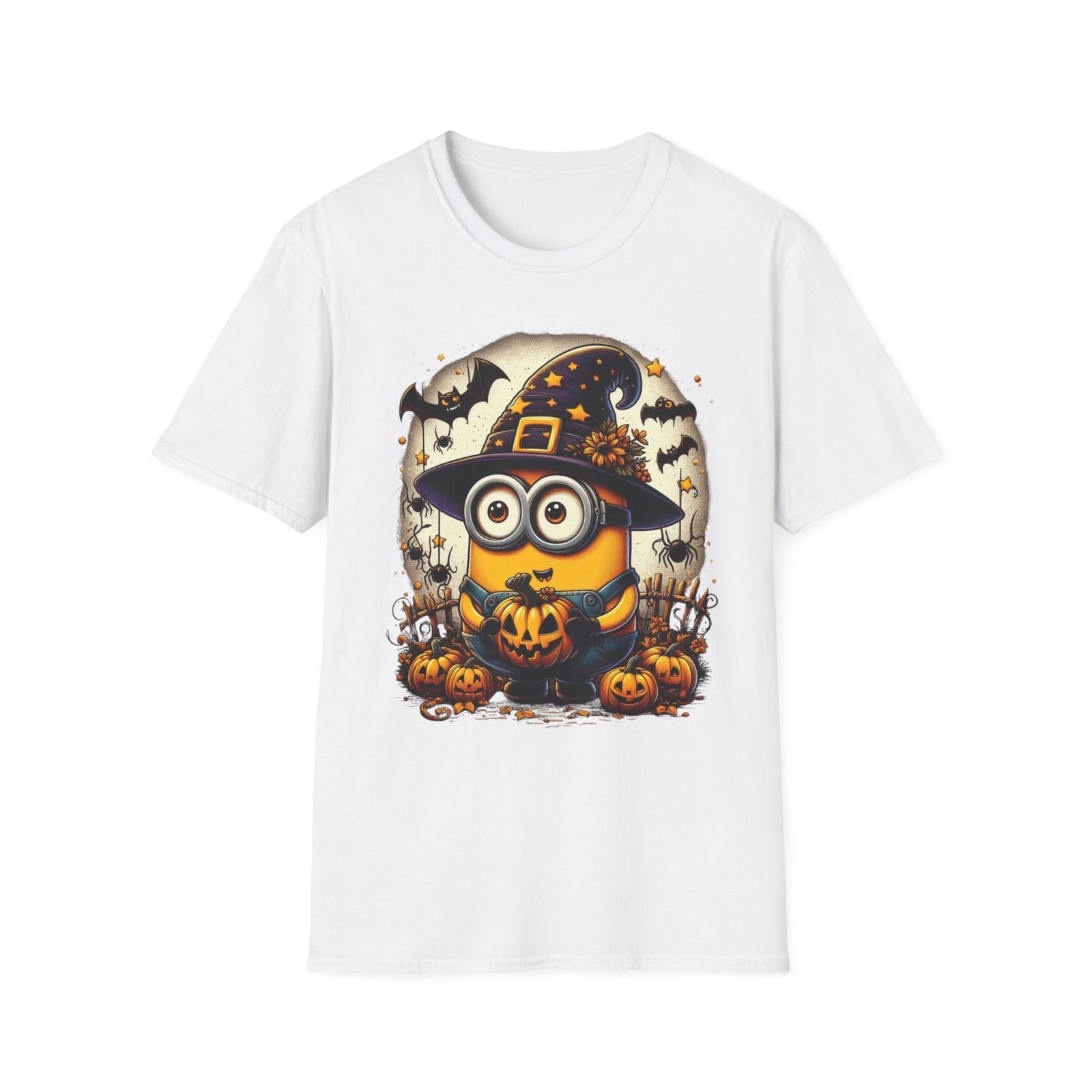 Cute Halloween Minion T-Shirt Funny Spooky Minion Costume | Trick or Treat Shirt S разноцветный