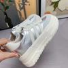 Inner heightening platform German training shoes women's 2025 autumn new Internet celebrity sports shoes casual student board shoes white shoes