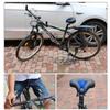 Poilee Bicycle PU Highly Highly 150KG Load Comfortable for Long Distance Cycling Saddle for Cross A038 Saddle, Leather, Breathable, Elastic, Capacity,