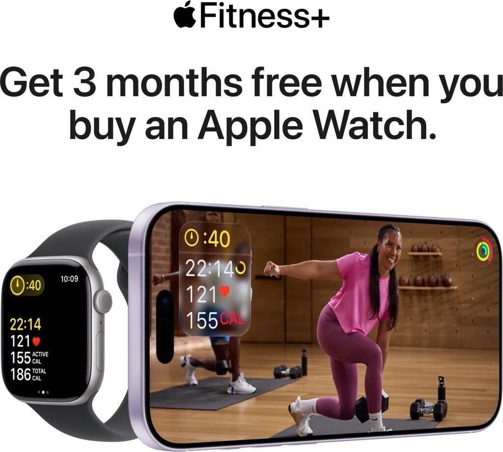 Apple Watch Series 11 GPS 42mm Aluminium Rose Gold Sport Band Light Blush S/M