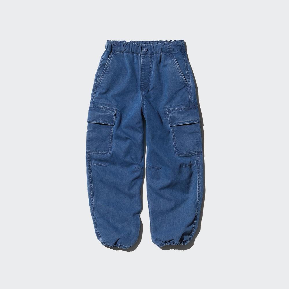 

Uniqlo ДЕТСКИЕ БРЮКИ-КАРГО PARACHUTT ДЖИНСОВЫЕ