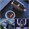 Mini Car Charger Fast Charging USB Type C Car Phone Charger For Volkswagen VW Golf Jetta Passat mk4 mk5 mk6 CC Golf 5 7 Tiguan QQ6