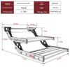 Single & Double Layer Aluminum Alloy RV Folding Steps – Manual or Electric Options