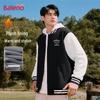 Baleno Men's Winter American Retro Baseball Collar Jacket