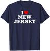 I Love New Jersey Heart NJ State Cool T-Shirt