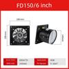 Household Kitchen Ventilator 6-12-Inch Silent Window Exhaust Fan