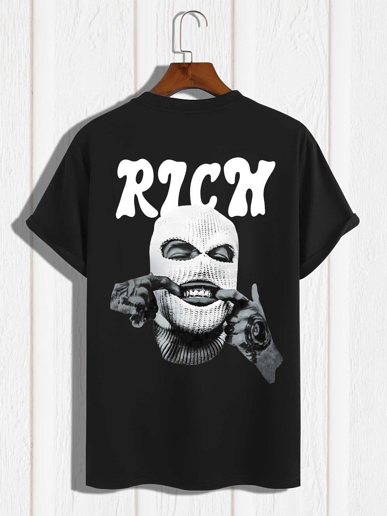 

Стильная рубашка с гангстерским принтом, удобная, с круглым вырезом, с короткими рукавами, с рисунком, подходит для повседневной носки, для активного отдыха. 4XL