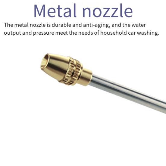 Duză pentru furtun de apă Mod de pulverizare reglabil de înaltă presiune Conector rapid rezistent la scurgeri Pulverizator rotativ universal versatil Instrument de spălat auto de uz casnic