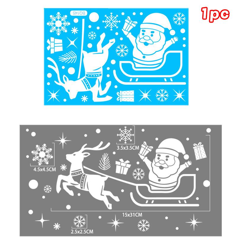 

Christmas Decorations, Reindeer, Snowman Window Stickers, Christmas Shop Window Decorations, Christmas Static Cling Stickers A4