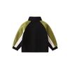 Kids Fleece Jacket Boys' Zipper Brushed Hoody Baby Color Stitching Thickened Heattech Tops Winter Stand Collar Clothes