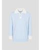 BEANPOLE GOLF Women'S Crooked Collar Neck Pullover - Sky Blue
