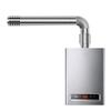 Stove Pipe High Quality Stainless Steel Strong Discharge Water Heater Stove Chimney Pipes Windscreen Trim Cover