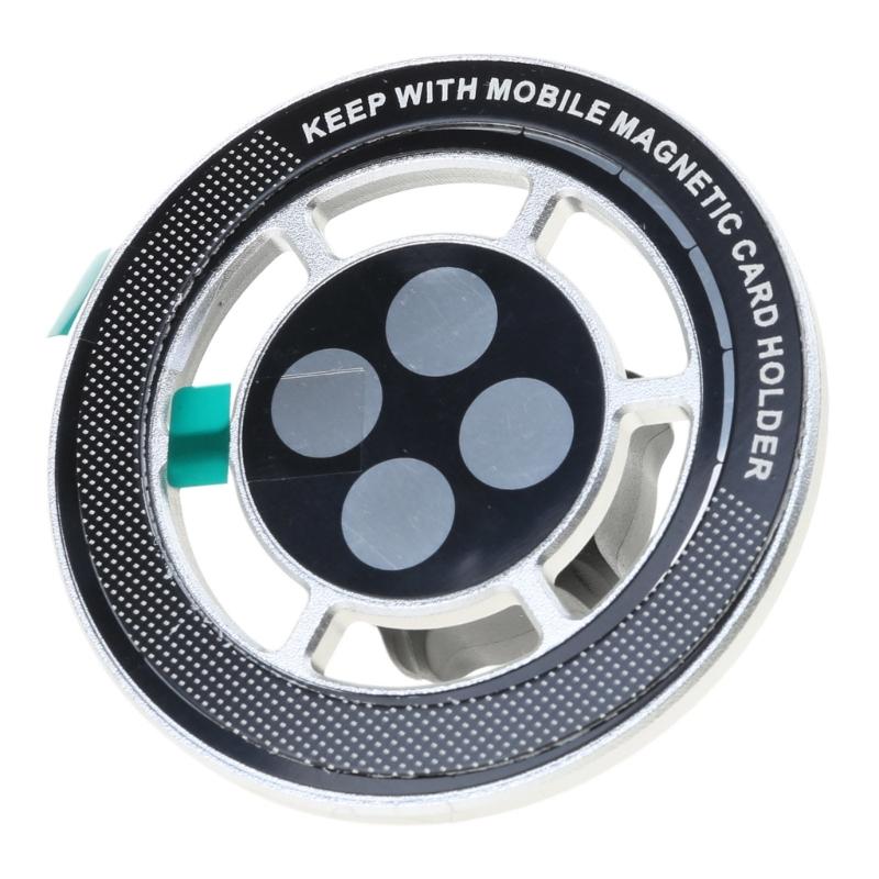 Rotating Magnetic Phone Car Mount with Reinforced Metal Clip Enhancing Stability Compatible for Vehicle Air Vent Systems