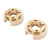 2pcs Wheel Weight Blocks Replacement for MK07 1 7 RC Car High Density Brass Wheel Counterweights