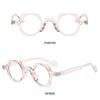 Round Square Frame Blue Light Blocking Glasses Unisex Eyeglasses Frame  for Women & Men