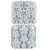 Five Petals Flower Silicone Mold Cherry Flower Epoxy Casting Mold Fragrant Gypsum Resin Mold for Car Pendant Ornament
