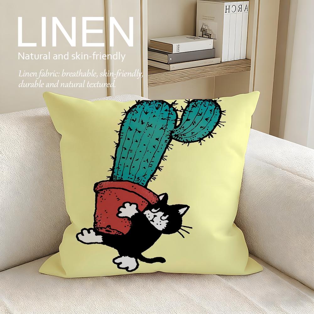 

Artist Naoto Hidaka Cushion Cover Pillowcase Set Pcs x x Breathable Washable Sofa Cushion Cover 30X30cm