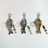 Fish Keychain Super Bionic Fish Bait Keychain Pentagram Love Crucian Carp Ocean Small Fish Multi-section Fish Luya Fashion Versa