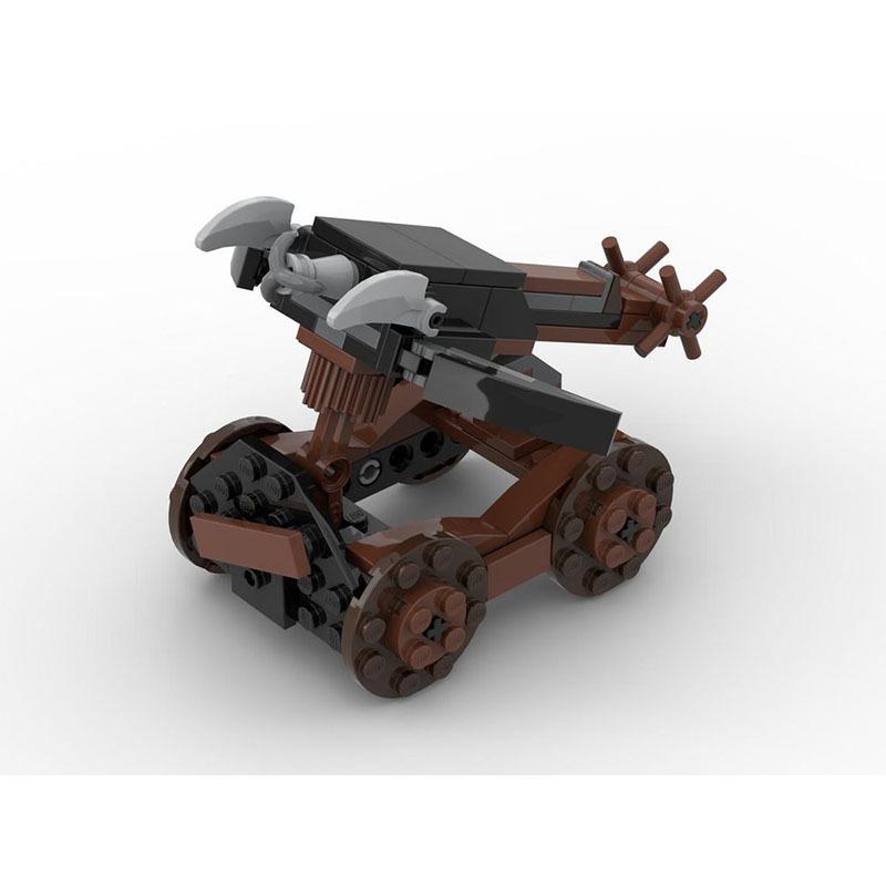 Medieval Castle Ancient Weapons Siege Car Building Block Assembly Toy Model Compatible With Small Particles