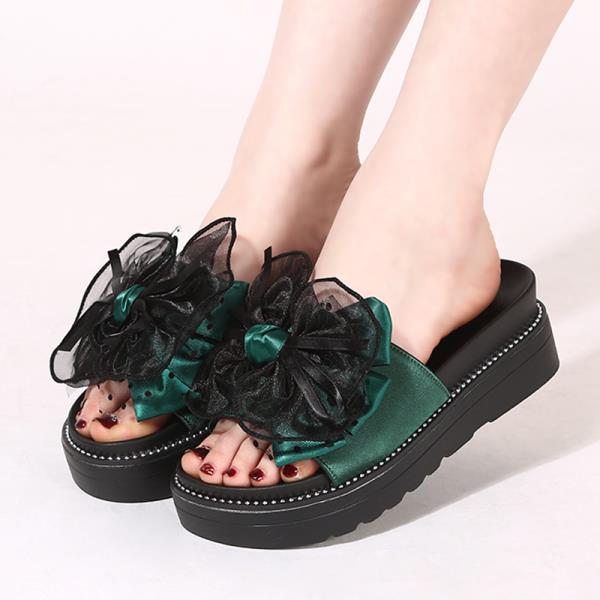 

Модная обувь Женская 2025 Тапочки Повседневные Пантофли Платформа Роскошные Новые Летние Шлепанцы Модные Домашние Тапочки Обувь на платформе Слиперы Женские 35