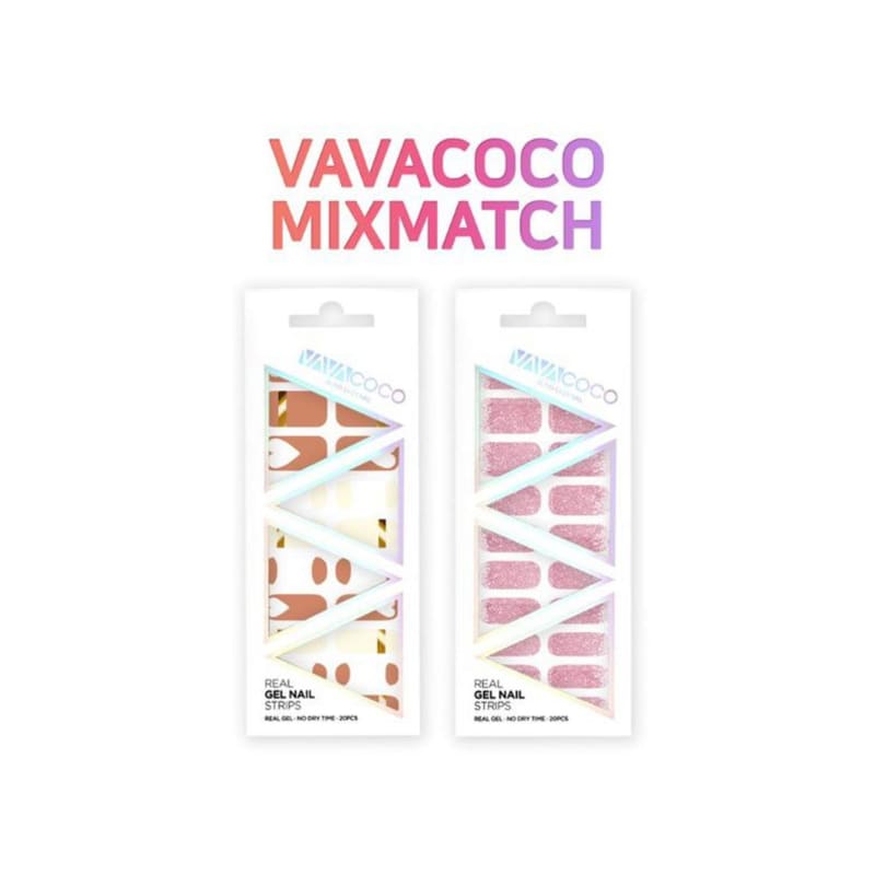 

Heartpinkle Mix-Match Nail Stickers (2 types)