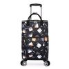 Stylish Insulated Foldable Shopping Cart with Universal Wheels
