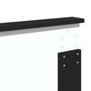 Bed Frame Black 160 x 200 cm Solid Pine Wood