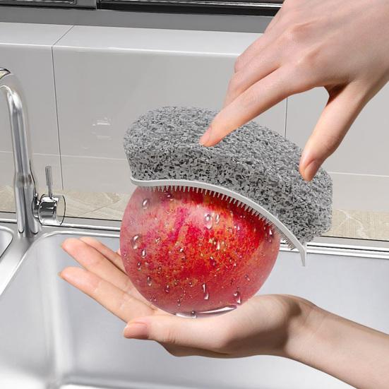 Silicone 3-in-1 Dish Brush Double Sided Cleaning Brush Pots Pans Sinks Odor-resistant Dish Brush Dishwashing Tool
