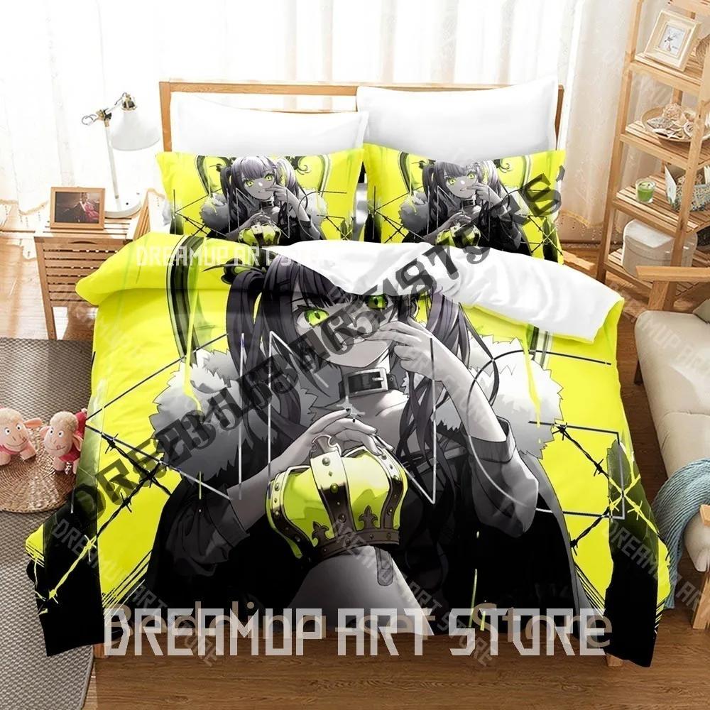 3D Print Tokoyami Towa Bedding Set Single Twin Full Queen King Size Bed Set Adult Bedroom Duvetcover Sets Anime Bed Sheet Set