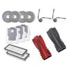 A78E-For Roborock Qrevo Curv Replacement Accessories- Main Side Brush, Mop Cloth, Hepa Filter& Dust Bag For Robot Vacuum Cleaner