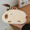 Latest Cute Capybara Plush Pencil Case Cosmetic Bag Guinea Pig Pen Pouch Large Capacity Pencil Bag School Supplies Stationery Box